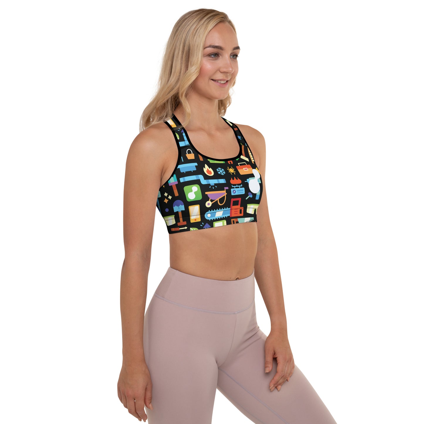 Padded Sports Bra | ServiceM8 Pattern