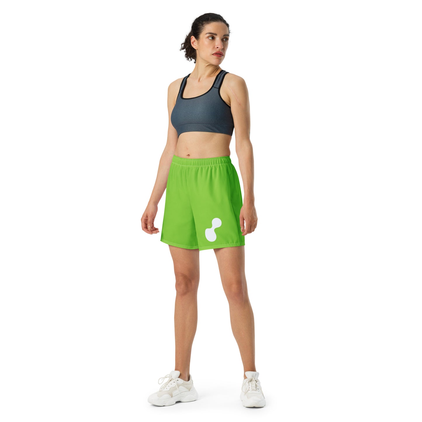 Unisex Athletic Long Shorts | ServiceM8 Green